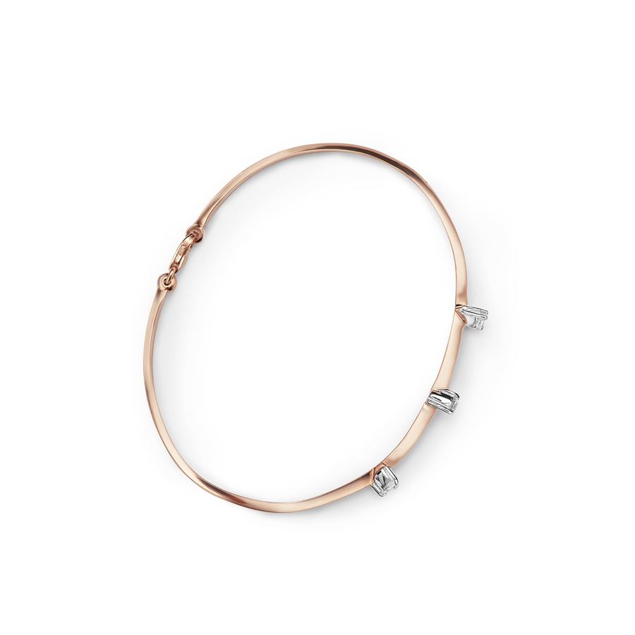 Bracciale 'Balance' oro rosa con goccia BALANCE | BR GC BAGT TOAU9R CT.0,09+0,10+0,16